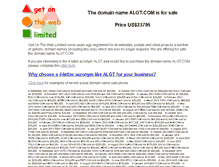 Tablet Screenshot of algt.com